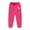 Hot Pink, variant on Boys Joggers Wide Leg Sweatpants Vintage Straight Leg Active Jogger Sweatpants Loose Casual Travel Pants Trousers for Kids