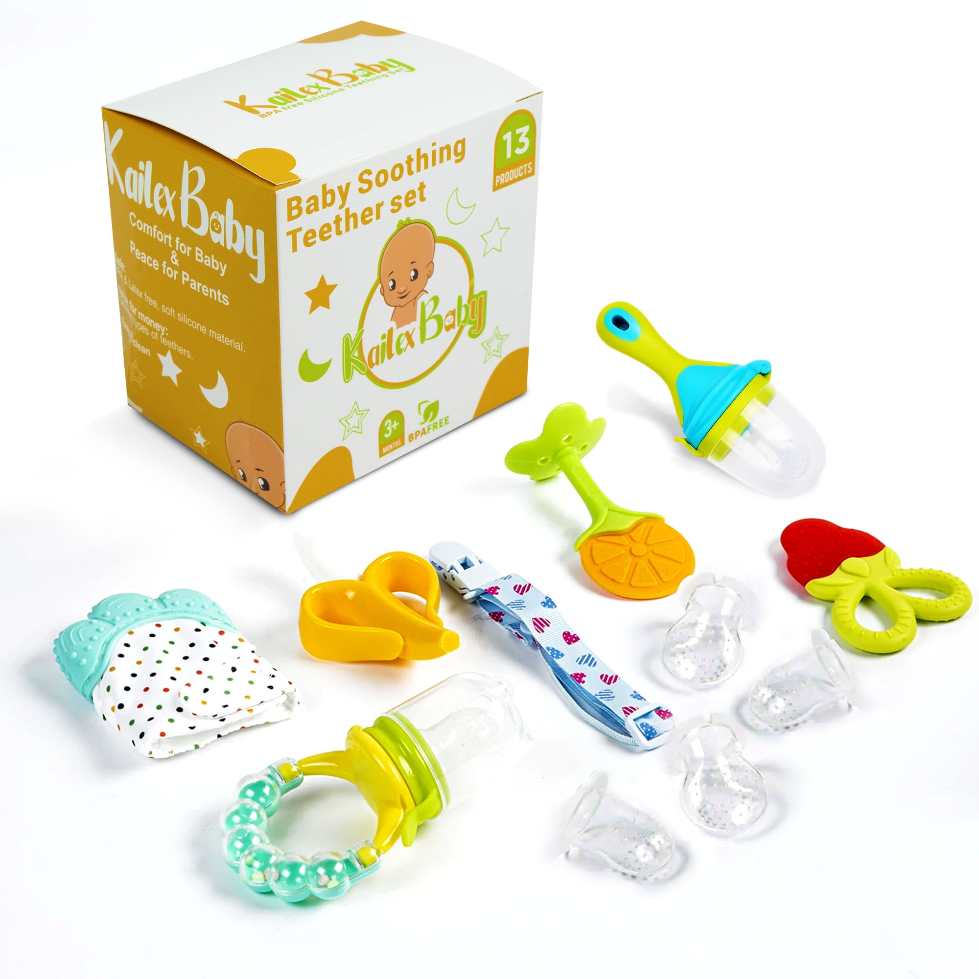 Baby Products Online - 12pcs Safe Plastic Baby Training Eating