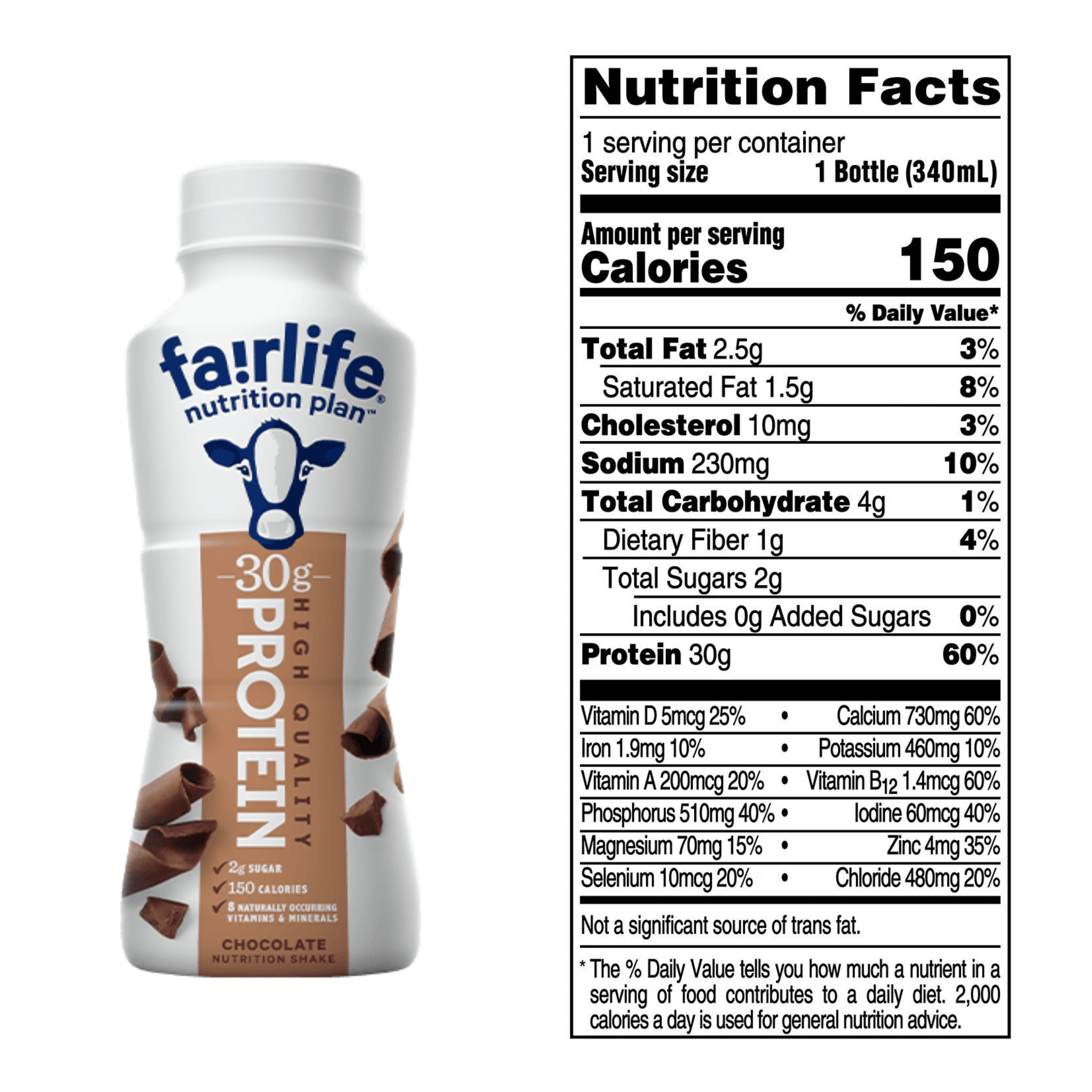 Fairlife Nutrition Plan 30g Protein Shake, Sampler Pack (11.5 fl. oz, 8 Pack)