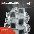 thumbnail image 6 of A-Premium Front Lower Intake Manifold Compatible with Ram 1500, C/V & Jeep Grand Cherokee, Wrangler, Cherokee & Dodge Grand Caravan, Charger, Journey, Durango, Challenger & Chrysler Town & Country, 6 of 6