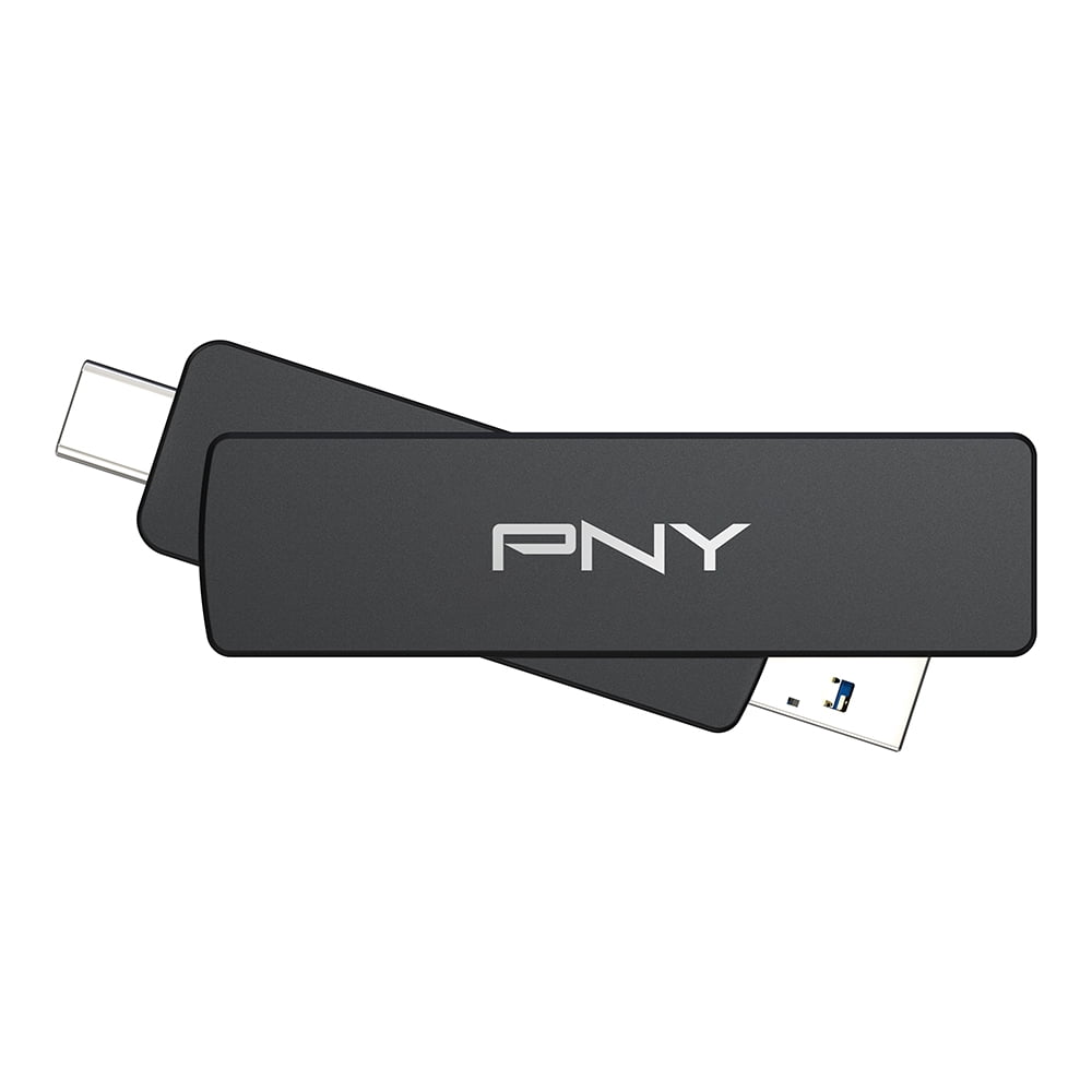 PNY 1TB DUO LINK V3 USB 3.2 Gen 2 Type-C & Type-A OTG Flash Drive Extreme Speeds Read/Write 1000/800MB/s External Mobile Storage Compatible with Smartphone/Tablet/Laptops/Desktops