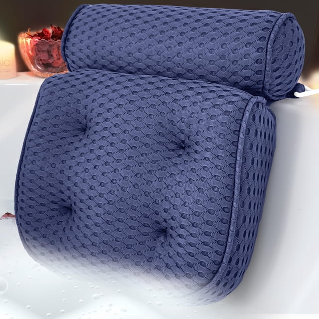 Almohada de baño AeroIvi Luxury para bañera con soporte para cabeza y cuello