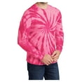 thumbnail image 4 of Yellow Rooster Men's Long Sleeve Tie-Dye T-Shirt Pink L, 4 of 6