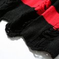 thumbnail image 4 of Suéter de pareja de otoño e invierno Suéter estilo suelto y perezoso Marca de moda Suéter de hombre de punto con parte inferior rota, 4 of 5