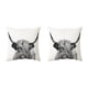 thumbnail image 1 of Wosthever Funda de almohada de felpa con estampado de repuesto bonito, lavable, con cremallera geométrica, para el hogar, Hotel, salón, Tipo 4 2piezas, 1 of 6