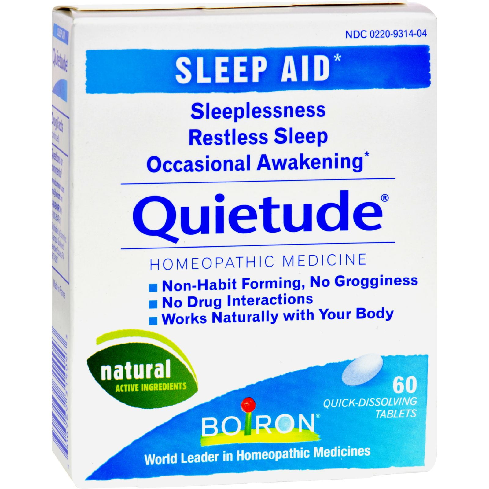 Boiron Quietude Tablets Restless Sleep 60 Tablets Walmart Com Walmart Com