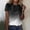 White, variant on Womens Short Sleeve Tops Gradient Print Round Neck Workout Casual Tshirts Loose Fit Summer Tees 2026 Fashion