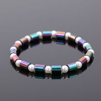 EXHUMKY 1Pc Adjustable Anklet Bracelet for Women with Gallstone and Magnet Material