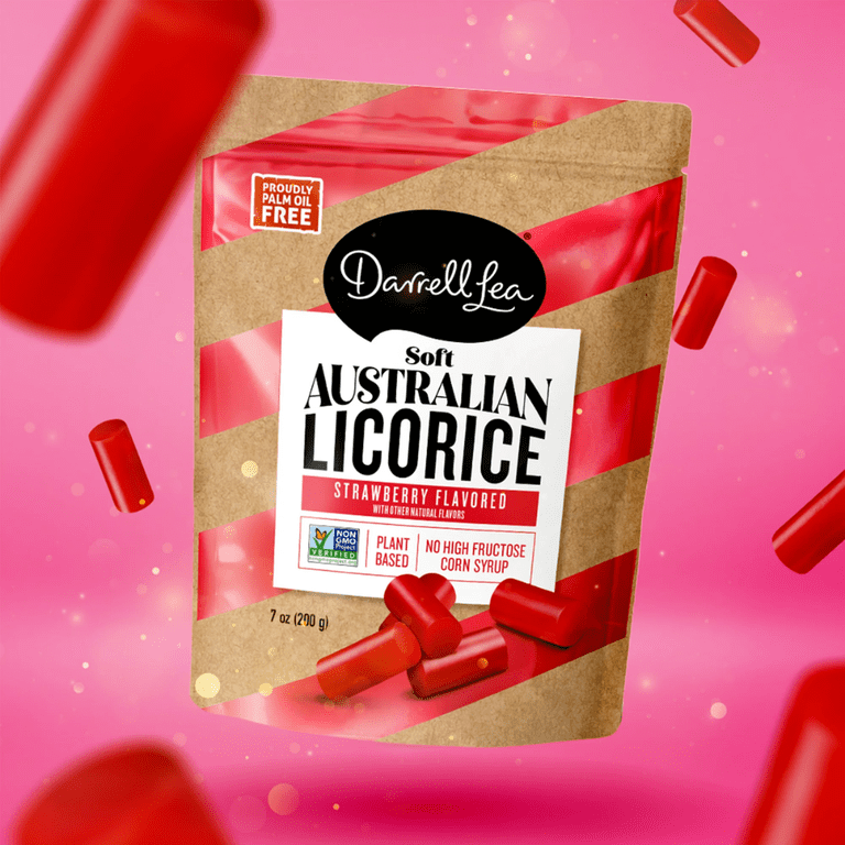 Darrell Lea Soft Australian Licorice Variety Pack of 4 with Empire