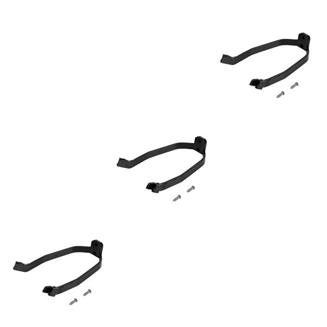 bedienty For M365 Scooter Rear Mud Bracket PA Mudguard Waterproof Rear Mudguard Replacement Accessories black 3Set