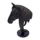 thumbnail image 3 of Estatua de cabeza de caballo, figura artística, regalo, obra de arte decorativa creativa, escultura animal Marrón 156 x 85 x 213 cm, 3 of 9