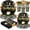 Black Gold 168pcs, variant on 48PCS Love Party Plates,Big Heart Shaped Disposable Paper Plates,Heart Party Supplies for Bridal Wedding Engagement,Love Plates for Valentines Galentines Anniversary Birthday