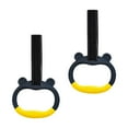 thumbnail image 2 of Almencla Gymnastics Rings Pulling Rings Comfortable Grip Fitness Equipment Body Workout Bar Attachment Bearing Capacity 400kg Gym, 2 of 7