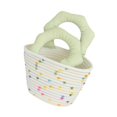 thumbnail image 2 of Bolso de mano de algodón, bonito bolso de almacenamiento, bolso para debajo del brazo para viajes, vacaciones al aire libre, mujer, 2 of 9