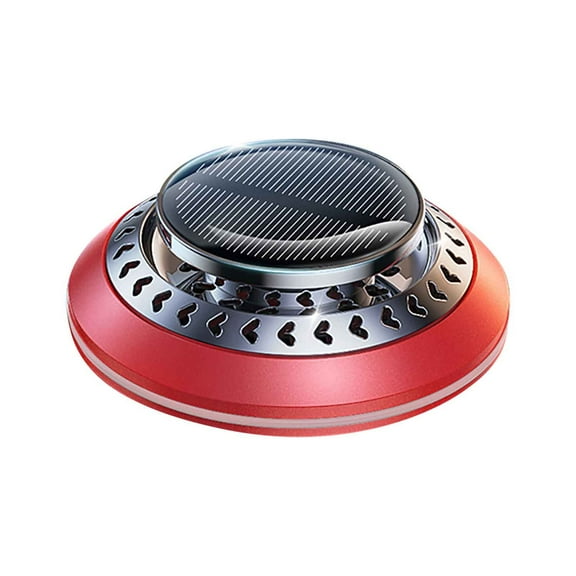 NSESSHome Car Air Freshener,Rotating Solar Aromatherapy Essential Oil Diffuser Scent Car Decoration Car Interior Accessories