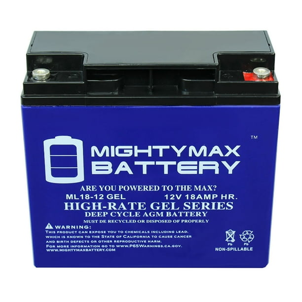 12V 18AH GEL Battery for Bosch D7412GV2 Walmart.ca