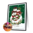 thumbnail image 2 of Cuadros Decorativos 35*45CM muñeco de nieve 5D Kits de pintura de manualidades de Likrtyny diamantes resina ronda completa bordado de diamantes para Navidad Souvenir con forma de cruz Kits p, 2 of 7