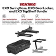 thumbnail image 3 of Yakima EXO SwingBase Hitch Base Rack w/GearLocker Cargo Box & TopShelf Rack, 3 of 9