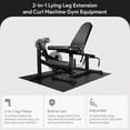 thumbnail image 2 of BalanceFrom Fitness 2-in-1 Lying Leg Extension and Curl Machine Gym Equipment, 2 of 10