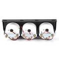thumbnail image 3 of Oil Pressure Meter, 3 IN 1 Multifunction Triple Gauge Set Aluminium Alloy  For 12V Cars, 3 of 8
