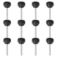 thumbnail image 1 of Unique Bargains M5 x 50mm Filetage Mâle 25mm Tête Ronde Boutons de Serrage Moletés Vis à Pouce 12 Pcs, 1 of 5