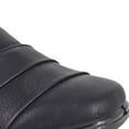 thumbnail image 4 of Boulevard Womens Ruched Twin Gusset Loafers, 4 of 4