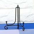 thumbnail image 7 of HERCHR 1 pcs 4 - 12 Iron Easel Classic Display Stand Bowl Plate Photo Frame Book Artwor Black,bowl plate stand,Display Stand, Photo Frame, 7 of 7