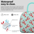 thumbnail image 3 of Lunch Bag Lunch Box for Women Reusable Insulated Lunch Bags,Water-Resistant I Love Lobster Seafood Cooler Lunch Tote Bag, Large Capacity for Work Travel Picnic, 3 of 6