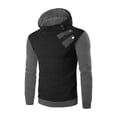 thumbnail image 4 of Vedolay Clothes for Men Loose Hooded Pullover Tunic Black,XL, 4 of 4