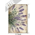 thumbnail image 5 of Lavender Flower Retro Aluminum Sign 5.5"x8" Metal Sign Lavender Flower Kitchen Wall Decor Shabby Chic Bathroom Decor Tin Garden Signs for Cafes Club Pub Man Cave Wall Sign Gifts, 5 of 6