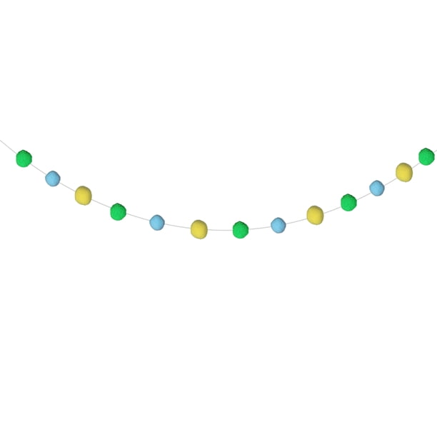 Banderas de Decoración Yuarrent 6.5ft Azul Amarillo Verde