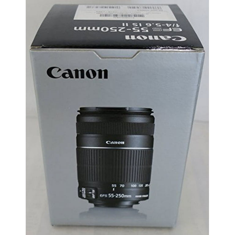 Canon EFS 55-250mm f/4.0-5.6 IS II Telephoto Zoom Lens for Canon