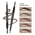 thumbnail image 2 of HANDAIYAN-lápiz de cejas giratorio automático, doble cabeza, larga duración, Natural, resistente al agua, 5 colores, triángulo, maquillaje qym unisex, 2 of 2