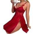 thumbnail image 1 of Vestido de lencería para mujer tela de poliéster fácil de ajustar correa de espagueti amigable con la piel ropa de dormir transpirable para fiesta temática ANGGREK Otros, 1 of 7