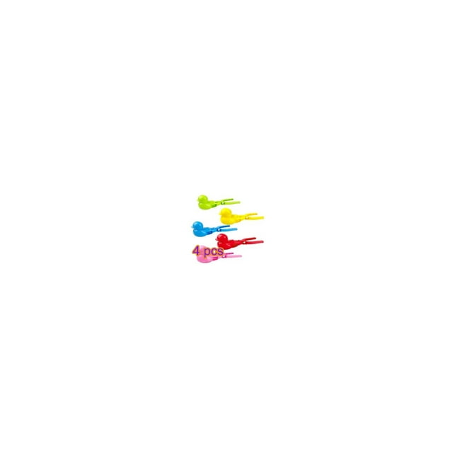 4 Pcs Jouet de Combat de Boules de Neige pour Enfants, Luge d'Hiver, Modèle de Canard