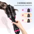 thumbnail image 5 of VEVOR Hair Blow Dryer Brush,4 in 1 Ionic Hair Styler and Volumizer with Electroplated Titanium & 2.95" Ceramic Coating Oval Barrel,Dual Voltage 110V/240V Hot Air Styling Brush for Salon Home Travel, 5 of 9
