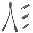 thumbnail image 4 of USB-C TypeC To 3.5mm Aux Audio Charging Cable Adapter Splitter Headphone Jack D5R2, 4 of 6