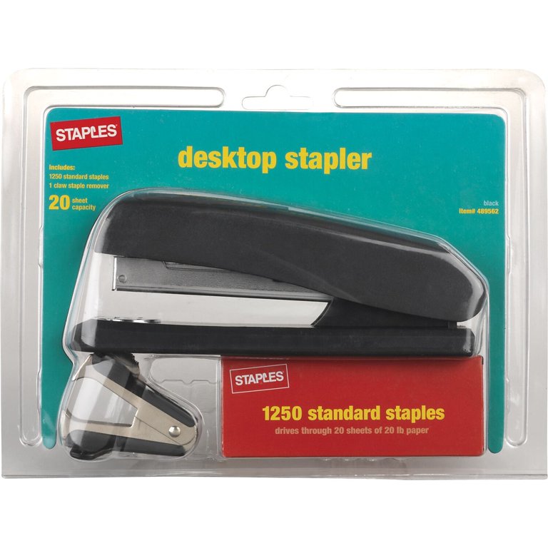 Desktop Stapler Value Pack, Black