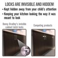 thumbnail image 2 of Cabinet Locks Child Safety | Baby Safety Cabinet Locks with Screws | Baby Proof Drawer Locks - Pack of 12, 2 of 4