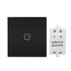 thumbnail image 4 of Interruptor táctil, panel de interruptor inalámbrico unidireccional de 12 V Interruptor táctil inalámbrico Elegante y moderno, 4 of 9