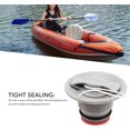 thumbnail image 3 of HUGFEGWE Kayak Air Valve, 2Pcs Inflatable Boat Valve Gasket Kayak Boat Air Valve Inflatable Gas Plug Replacement for Rubber Dinghy Raft Canoe 8 Teeth with Cover Rope Inflatable Kayak Accessories, 3 of 9