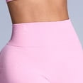 thumbnail image 5 of Hessimy Workout Sets for Women 2 Piece - Seamless Yoga Outfits Shorts and Padded Sports Bra Gym Athletic Clothing Set(Pink,L), 5 of 9