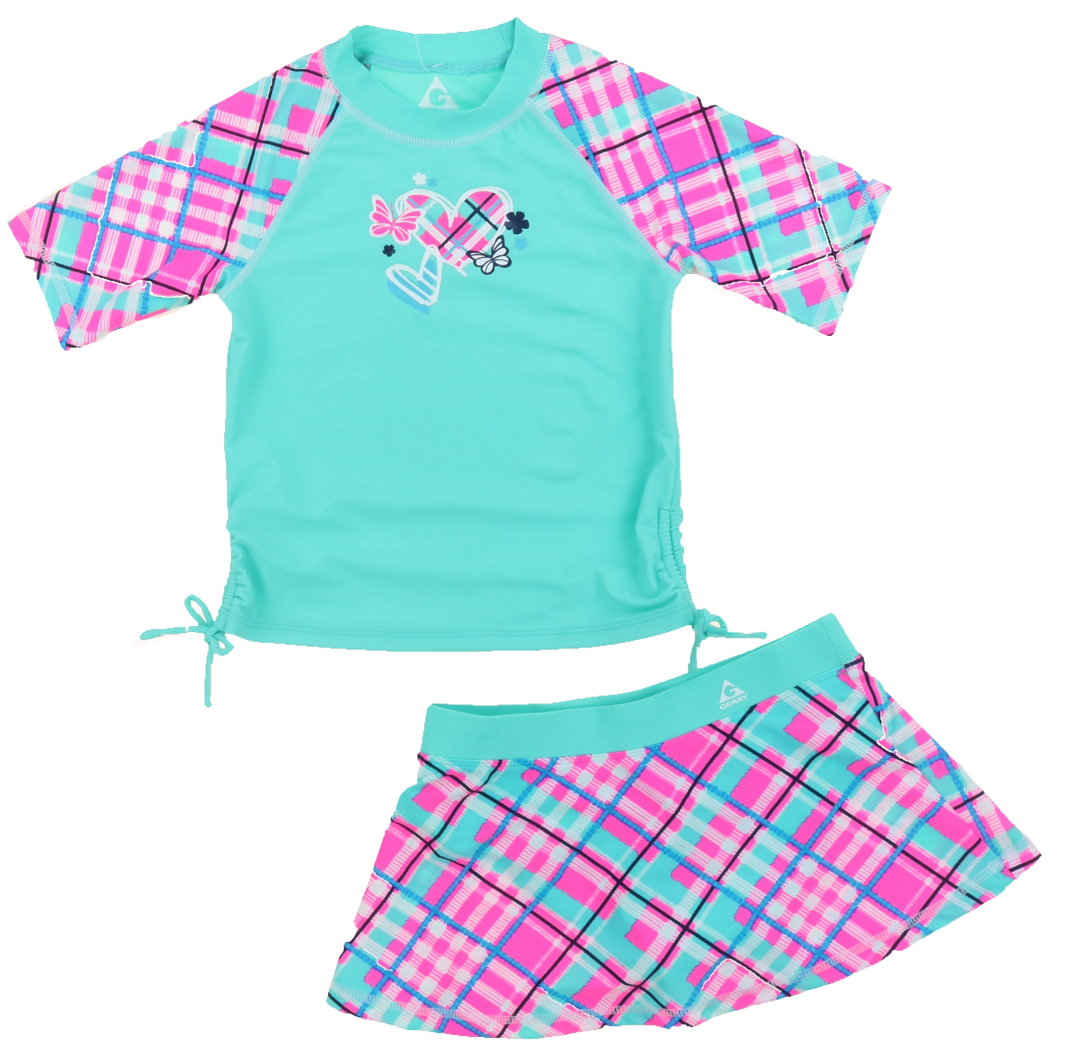 girls swim rash guard