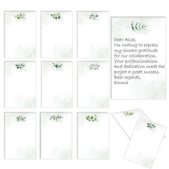 100 PCS Eucalyptus Greenery Note Cards 4x6 Inch 10 Styles Watercolor Blank Cardstock for Wedding, Office & Event Greeting Cards