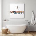 thumbnail image 3 of Birds Wall Art Painting on Canvas, Watercolor Bird Vintage Canvas Art Home Prints Wall Art Framed Modern Artwork for Living Room Bedroom Wall Decor 16x16in, 3 of 9