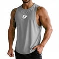 thumbnail image 2 of Danhjin Quick Dry Tank Tops for Men Gym Workout Summer Sleeveless Printed Pullover Tops Cool Fashion Casual Shirts, M to XXXXL, 2 of 5