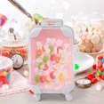 thumbnail image 3 of Mini Storage Trolley Luggage Cosmetic Box | Clear Plastic Travel Organizer | Locking Suitcase Container | Portable Makeup Case | 1 Pack | 4.9x2.8x1.4 Inch, 3 of 5