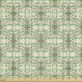 thumbnail image 2 of Ambesonne Victorian Fabric by the Yard Upholstery, Ornate Royal Leaves Flora, 1 Yard, Champagne Dusk, 2 of 5