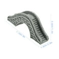 thumbnail image 2 of SHINYPASING 2Pcs Simulation Bridge Decors Grey Miniature Garden Stone Bridge, 2 of 6