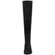thumbnail image 4 of Botas con cordones para mujer Tacones gruesos Sobre la rodilla Botas altas negras hasta el muslo EU 37, 4 of 7